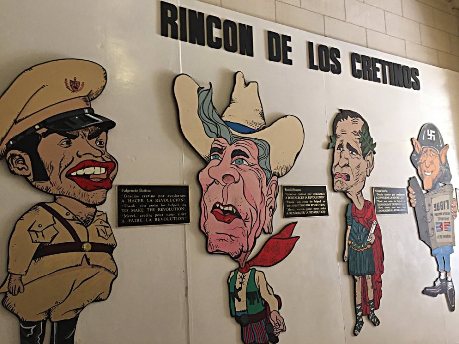   Hilarious display inside the Museo de Revolucion. Didn't expect this at all!  